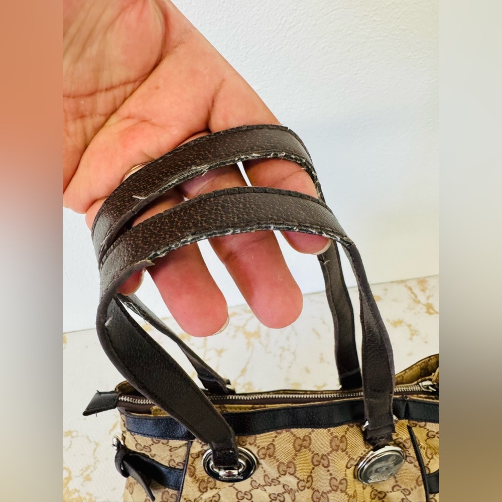 GUCCI Vintage Canvas GG Monogram Bag - Picture 12 of 12